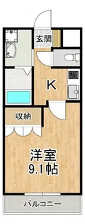 シャルマン桂【1階】の間取り