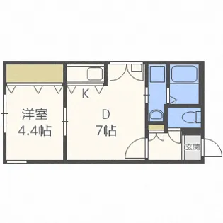 プリマベーラ発寒南【4階】の間取り