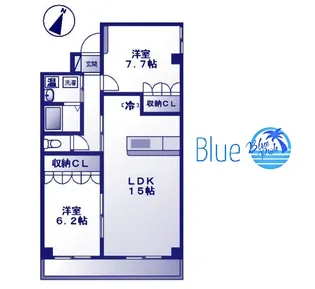 カルキノス【3階】の間取り