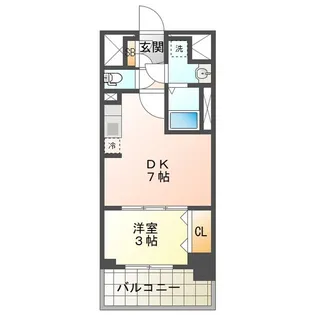 プレリス四日市ティエルナ【3階】の間取り