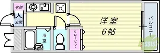 グレースハイツ六甲【3階】の間取り