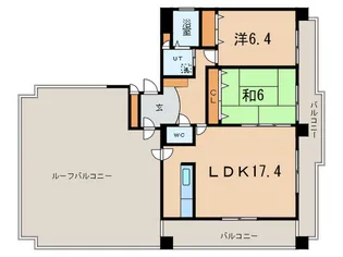 ドエル円山【9階】の間取り