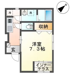 Petit Chou(プティ シュウ)【1階】の間取り