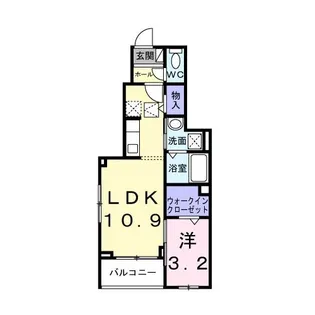 アルカディアII【1階】の間取り