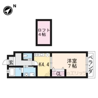 レゾネイト【2階】の間取り