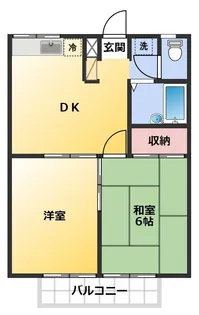 エステートピアサイド【1階】の間取り