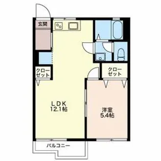 フレグランスエヌ’ズ【2階】の間取り