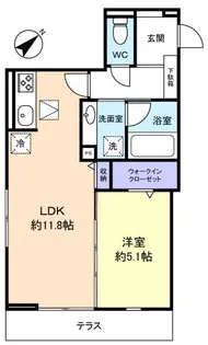 D-MARRONNIER(ディーマロニエ)【1階】の間取り