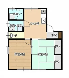 シャトーレサワイ【2階】の間取り