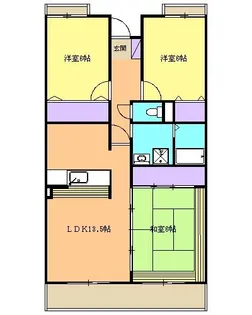 メゾン幸【2階】の間取り