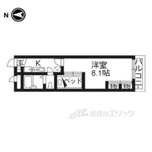 レオパレスコラボレート【2階】の間取り