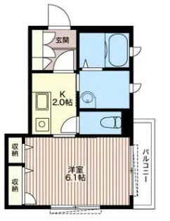 カーサ カイラス【1階】の間取り