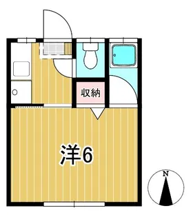 エールハイツ【1階】の間取り