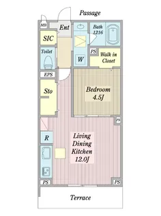 Casa raccolto【3階】の間取り