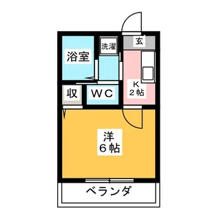 エクセルコート【1階】の間取り