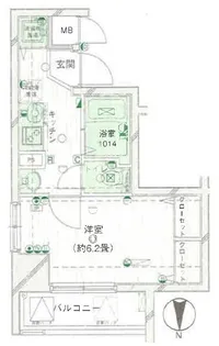 パークウェル曙橋【12階】の間取り