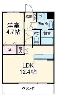 Casa Duo(カーサデュオ)【2階】の間取り