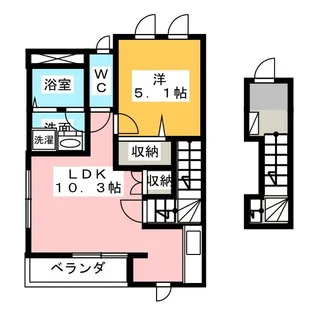 サンシャインKCII【1階】の間取り
