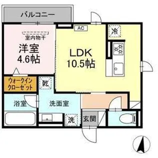エクラノーブル【3階】の間取り