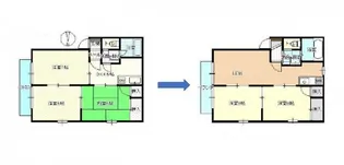 ハイツ石田 A棟【2階】の間取り