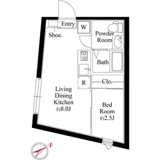 MAISON DE S(メゾンドエス)【4階】の間取り