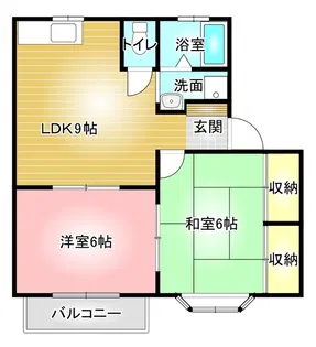 レジデンス明和B【2階】の間取り