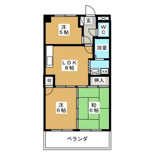 アンドービル【3階】の間取り