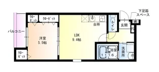 フジパレス羽衣駅南II番館【2階】の間取り