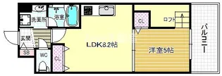 NORTH VILLAGE壱番館【8階】の間取り