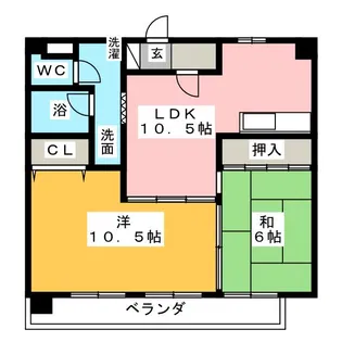 レジデンス梅村【2階】の間取り