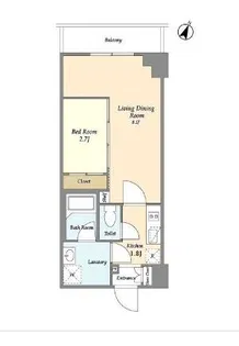 プラート宮坂【2階】の間取り