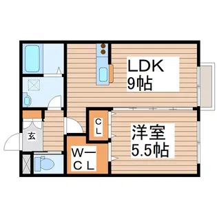 リブレスト【2階】の間取り