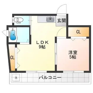 桂ビル【3階】の間取り