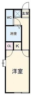 グリーンハイム湘南【1階】の間取り