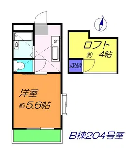 アイムズガーデンXB棟【2階】の間取り