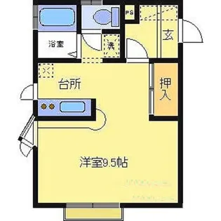 パレスコンフォート【1階】の間取り