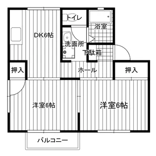 セジュール森【1階】の間取り