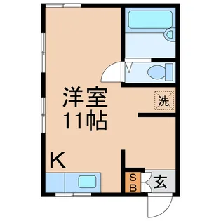 神奈川県横浜市西区久保町【アパート】の間取り