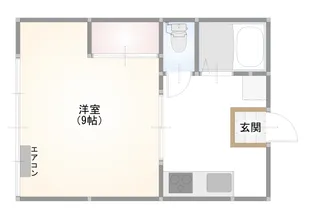 コーポA【1階】の間取り