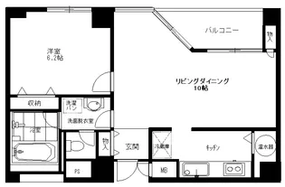メゾンドール北参道【3階】の間取り