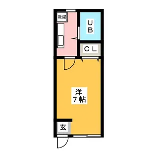 ヴィラ国立【1階】の間取り