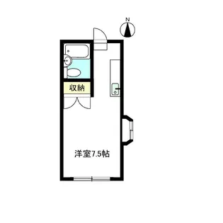 エステートピアメイA【2階】の間取り