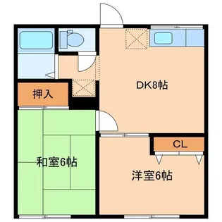 メゾンHIRO【1階】の間取り