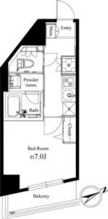 東京都新宿区原町1【マンション】の間取り