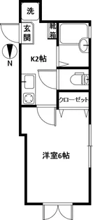 アーバンエクセレンス【2階】の間取り