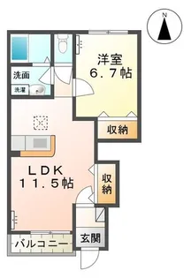 山形県山形市鈴川町1【アパート】の間取り