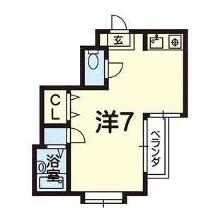 新屋敷壱番館【4階】の間取り
