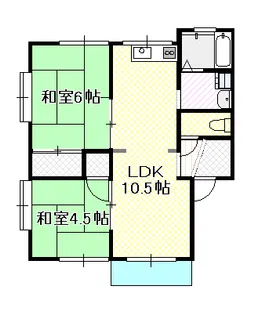 ファミール塩田 A【2階】の間取り