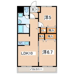 ネクステージ【3階】の間取り