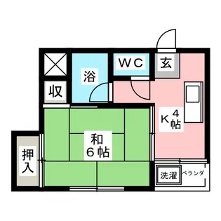 サンアイハイツ【3階】の間取り